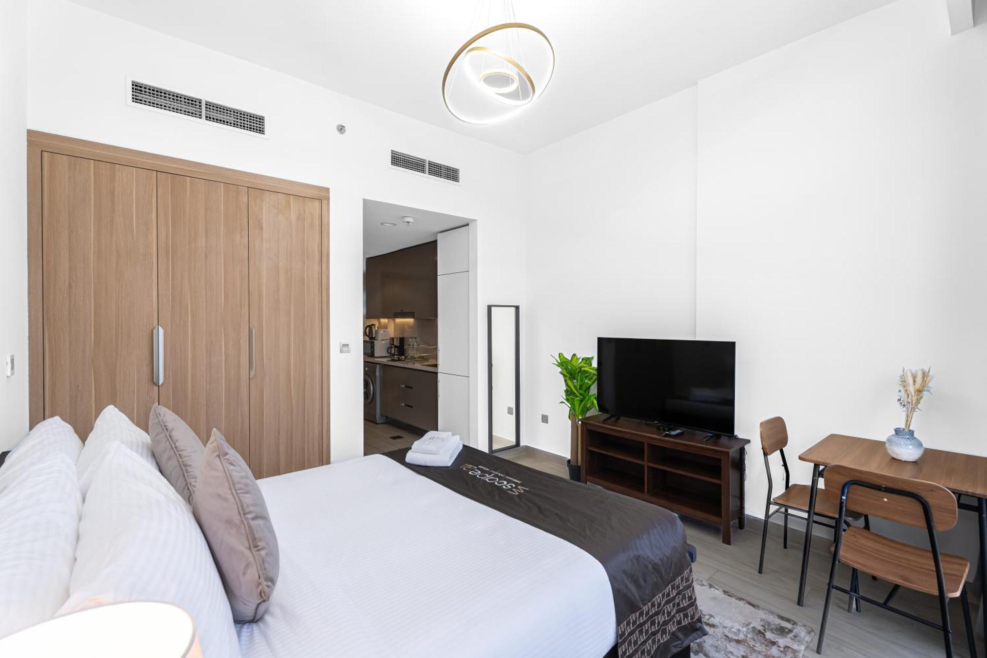 Escape24 Stylish Studio Azizi Riviera 8 Meydan One Dubai Eksteriør billede
