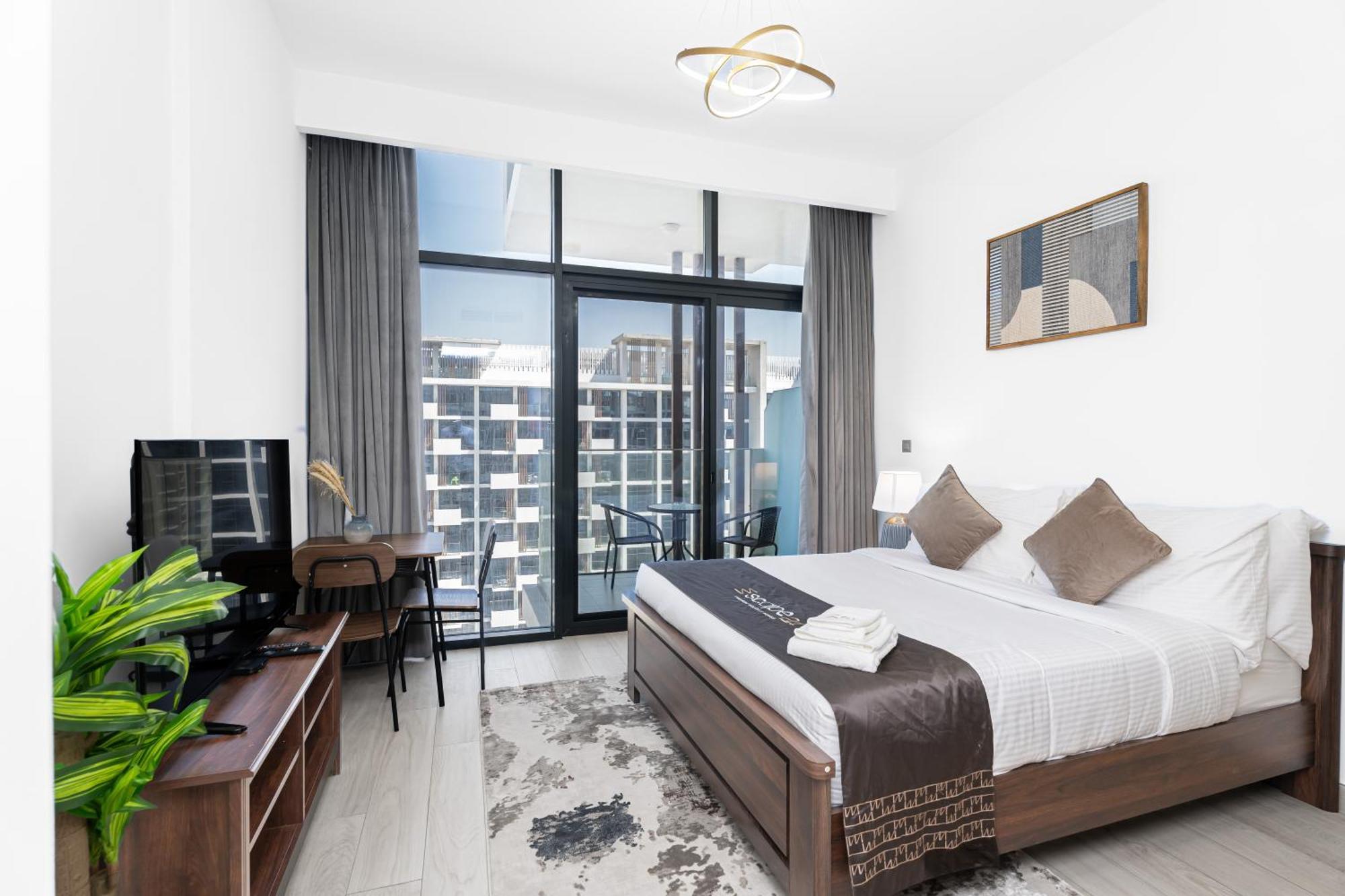 Escape24 Stylish Studio Azizi Riviera 8 Meydan One Dubai Eksteriør billede